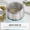 image:imageMarthaStewart ElectricCoffee amp Spice GrinderDual 25oz RemovableBowls StorageLidsStainless Steel BladesOne Touch Pulse Control2in1CompactBeans amp Spices Herbsamp Nuts Linen CreamSky Blue
